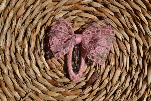 Strik roze klikklak ~ 5 cm - Afbeelding 2
