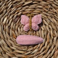 Roze vlinder set