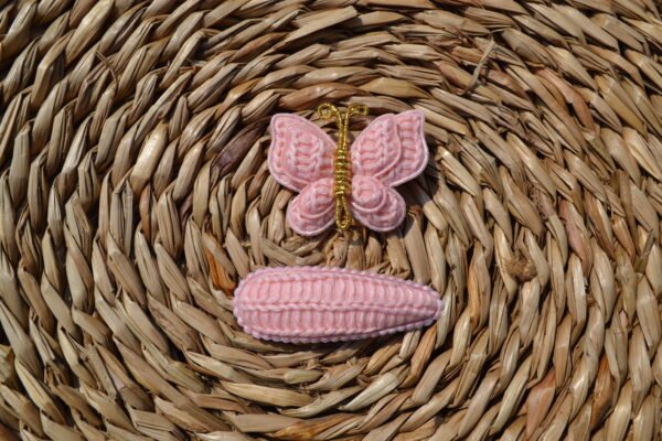 Roze vlinder set
