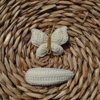 Witte vlinder set