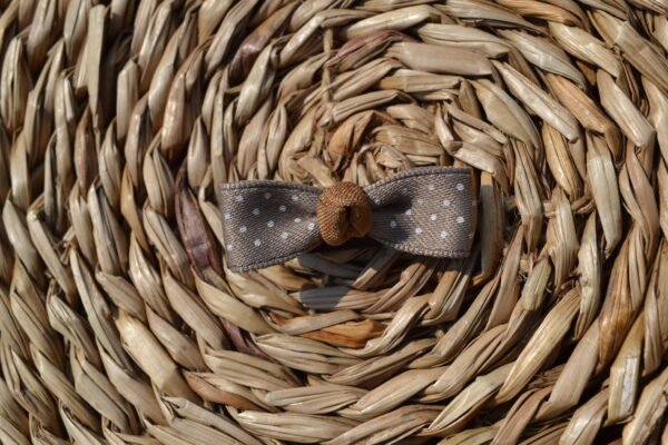 Stipjes strik alligator clip ~ 3 cm