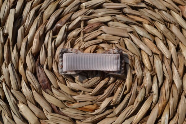 Geruite strik alligator clip ~ 3 cm - Afbeelding 2