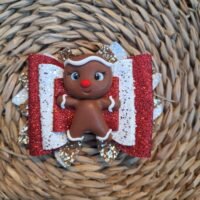 Koek mannetje haarstrik ~ Fimo
