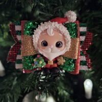 Kerstman fimo haarstrik