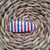 Rood, wit, blauw klikklak ~ 5 cm