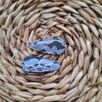Motief blauw klikklak ~ 3 cm