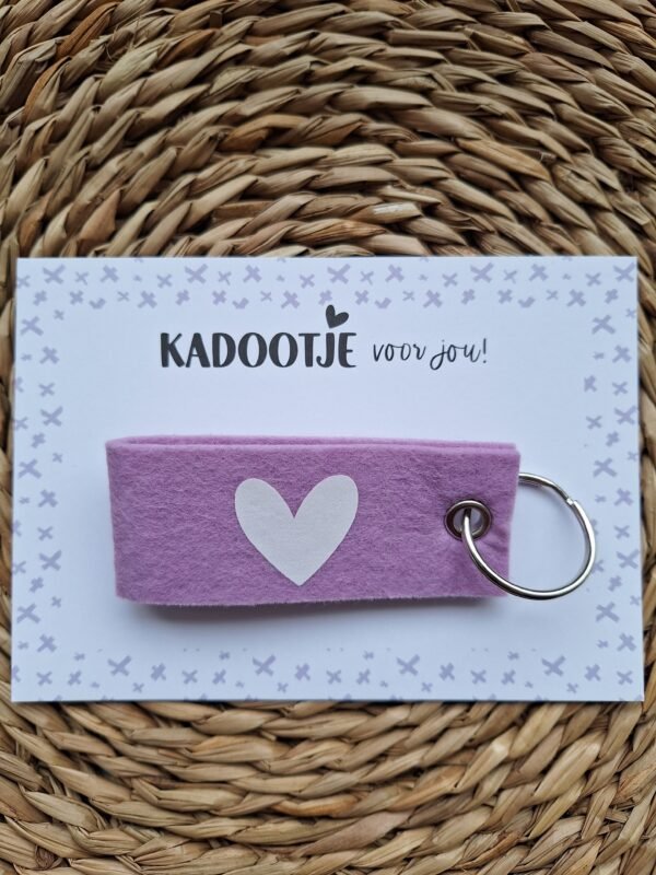 Kadootje voor jou kaart + sleutelhanger