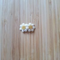 Witte bloemen ~ anti slip