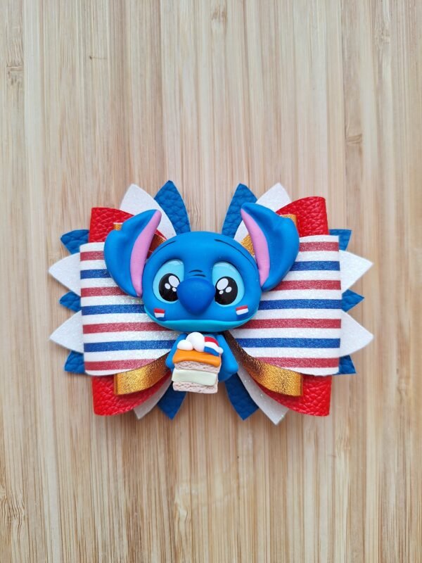 Stitch Koningsdag fimo