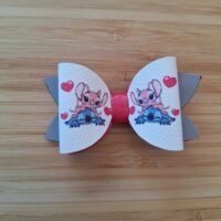 Stitch en Angel haarstrik