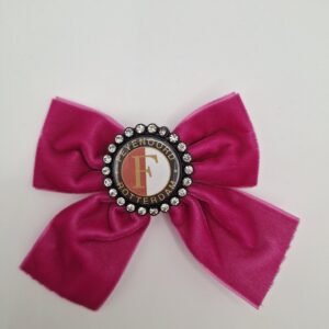 Roze haarstrik Feyenoord