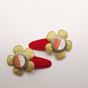 Feyenoord gouden bloemen klikklak ~ 5 cm