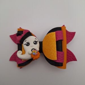 Spookje haarstrik ~ fimo