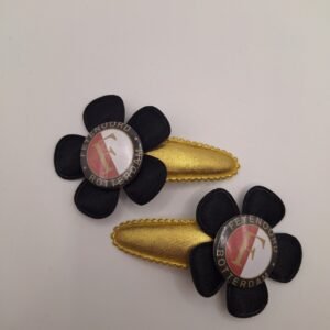 Feyenoord gouden klikklak speldjes ~ 5 cm